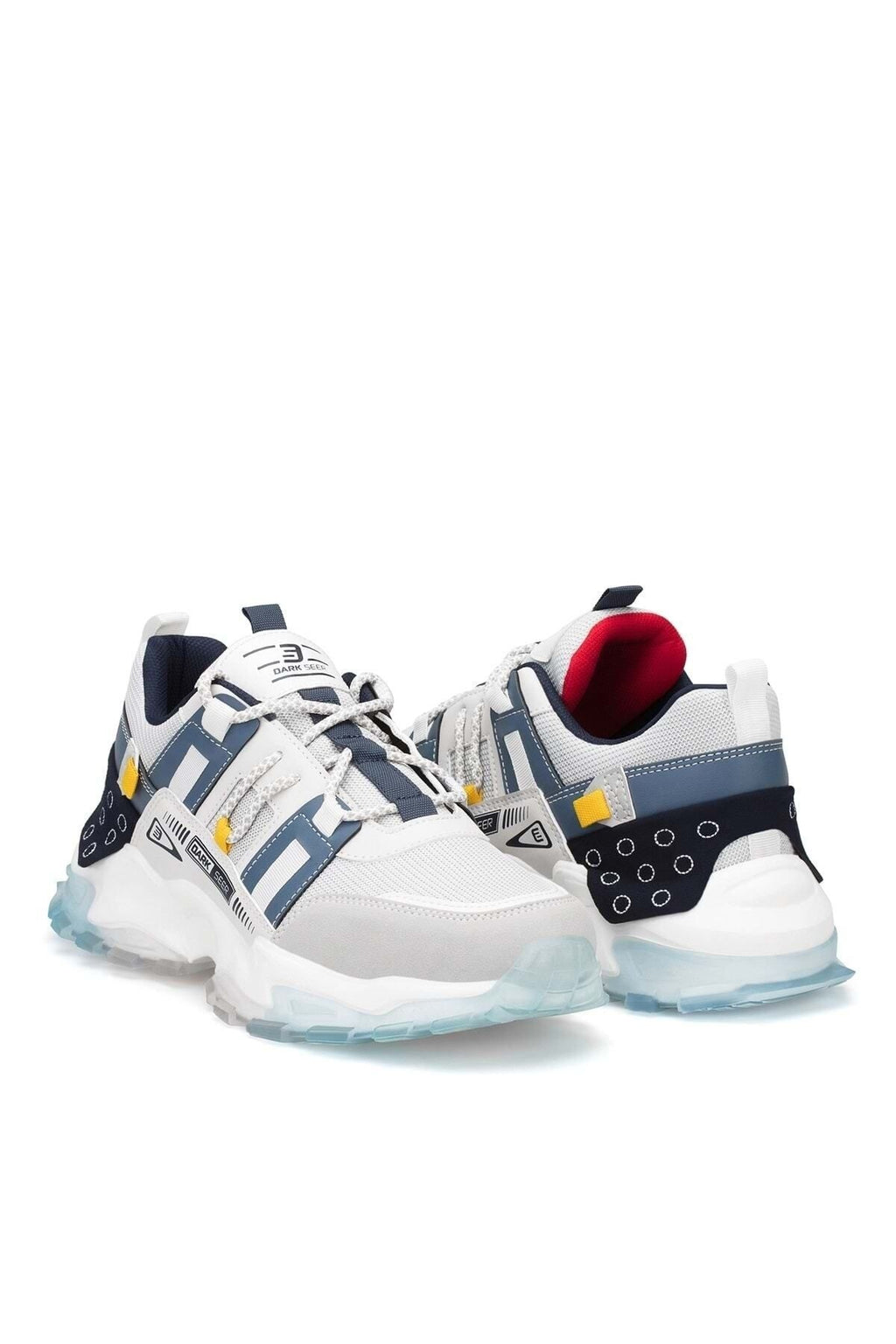 Erkek Sneaker Spor Ayakkabı 2026 - DS Albers - Beyaz Mavi