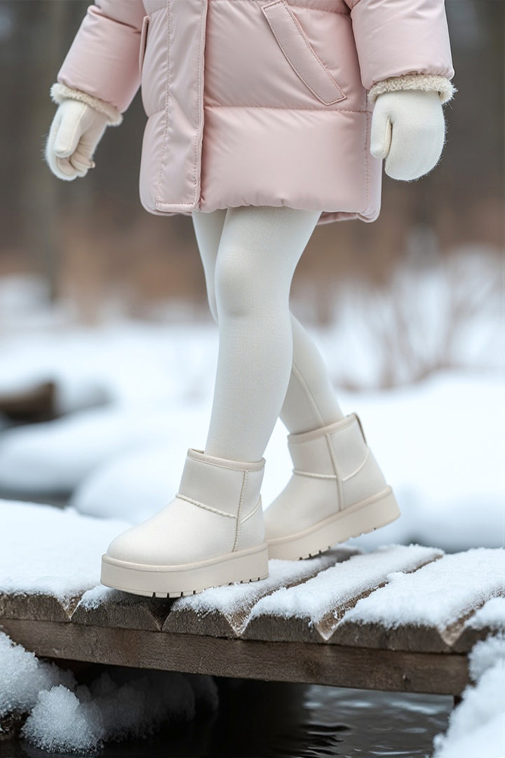 Kids DS Snie C. Bej Kız Çocuk Kürklü Bot Günlük Ayakkabı Sneaker