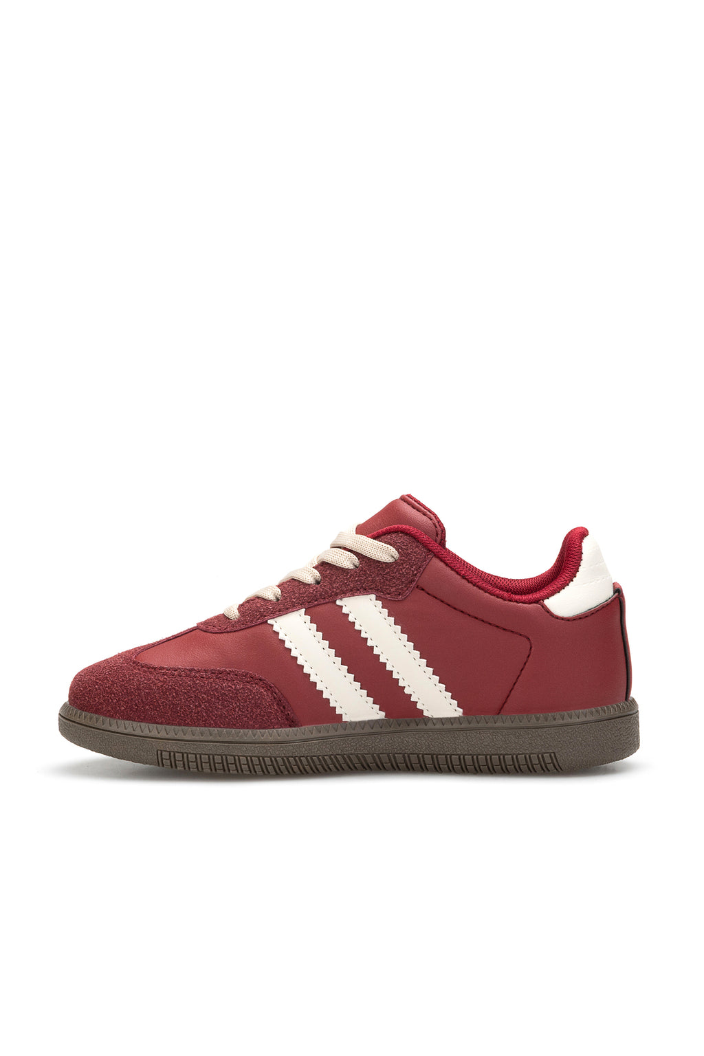 Çocuk Sneaker Spor Ayakkabı 2026 - DS ChaCha Kids - Bordo Bej