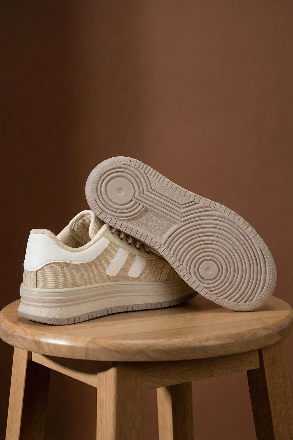 DS Sapphire Bej Kadın Sneaker