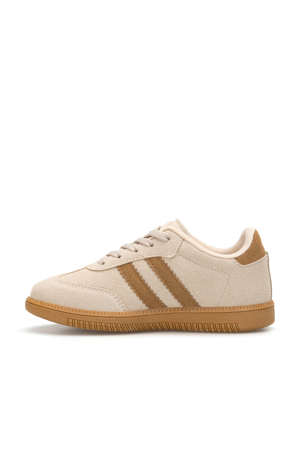 DS ChaCha Kids Süet Bej Çocuk Sneaker