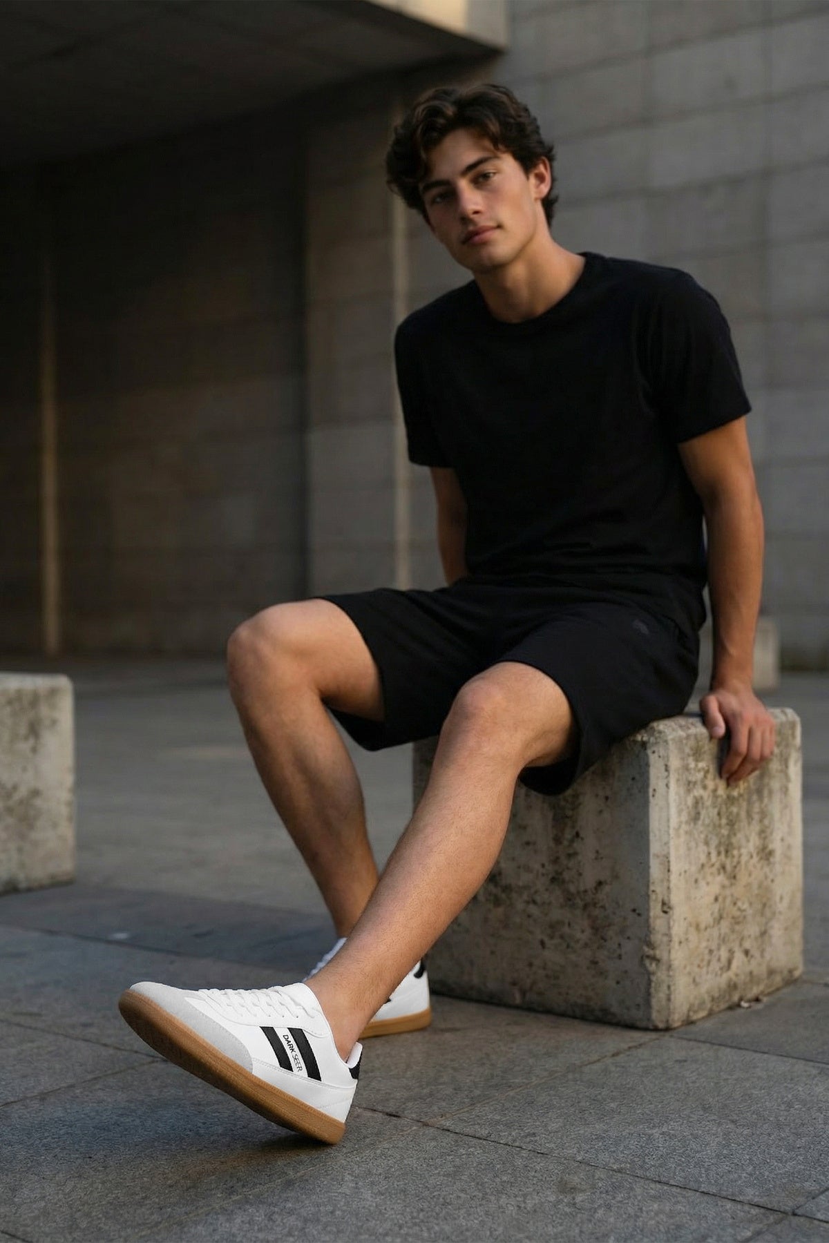 DS Satry Beyaz Siyah Unisex Sneaker