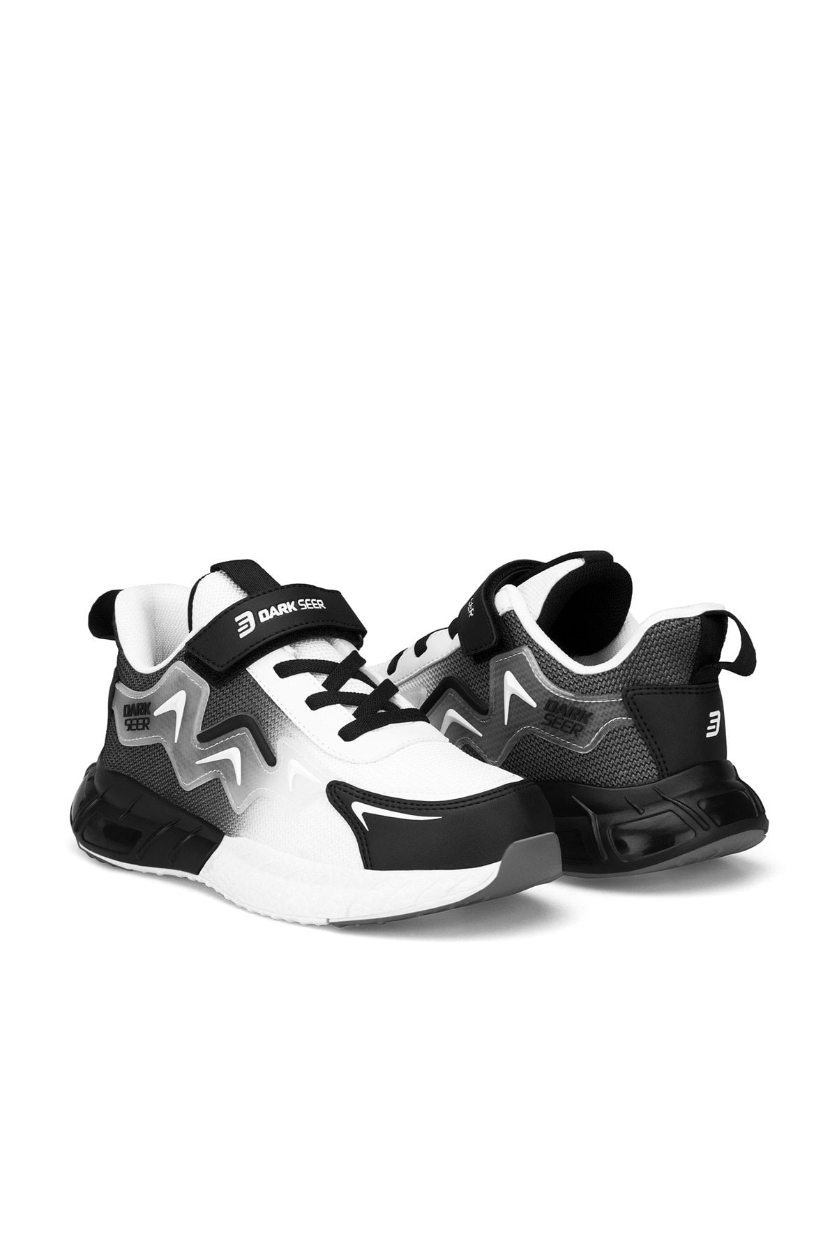 Çocuk Sneaker Spor Ayakkabı 2026 - DS Mirana - Beyaz Siyah
