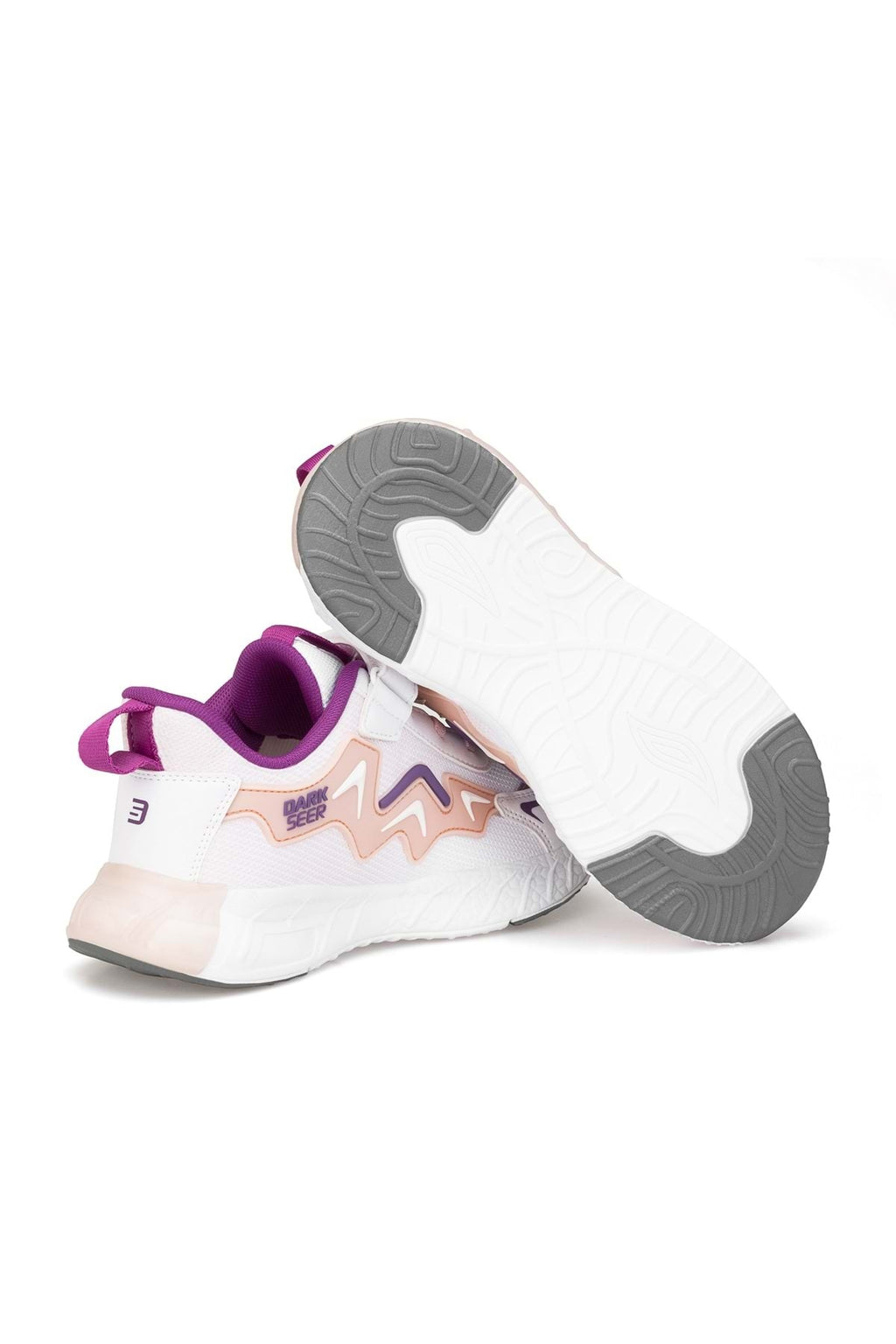 Çocuk Sneaker Spor Ayakkabı 2026 - DS Mirana - Beyaz Pudra