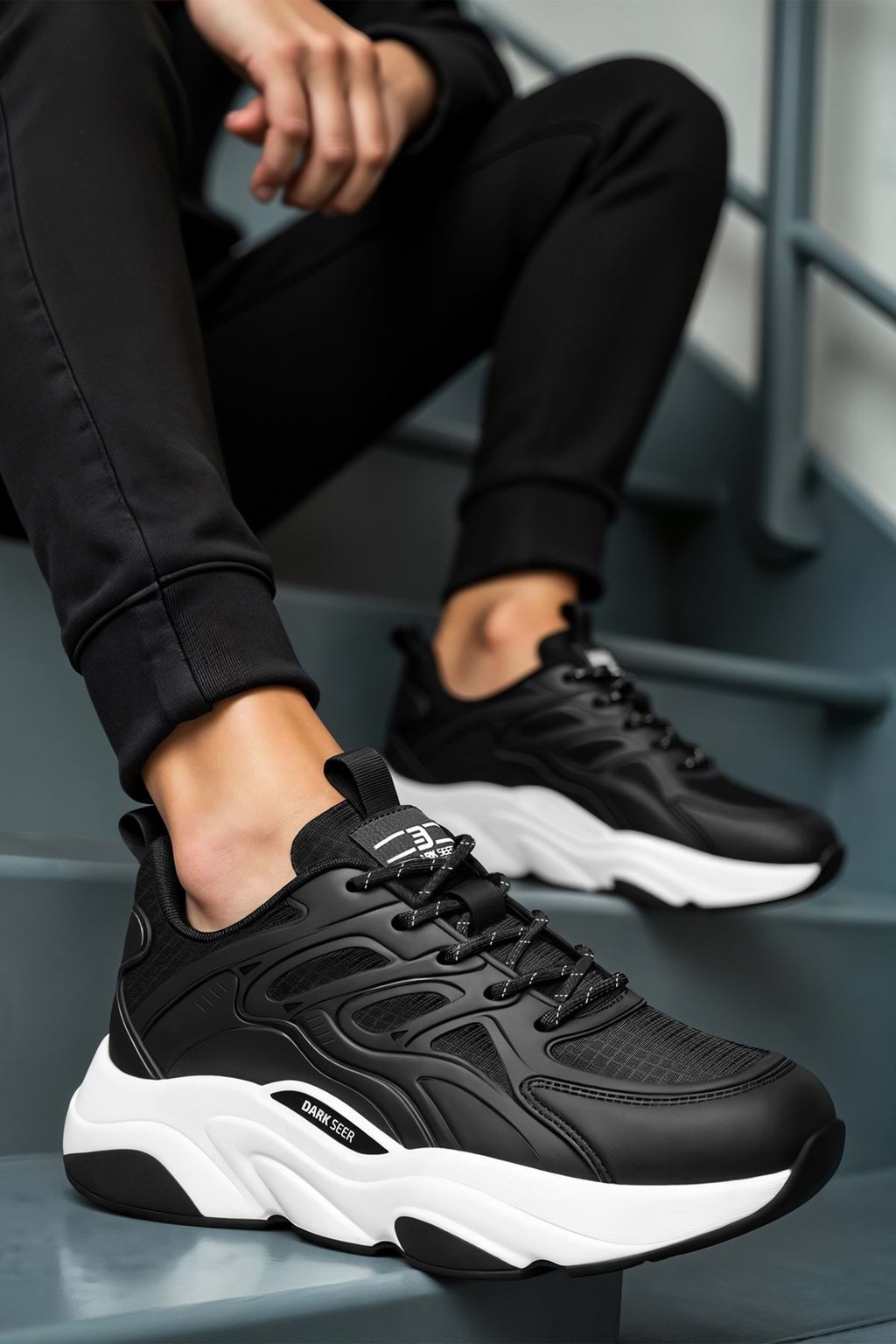 DS STORM Siyah Beyaz Unisex Sneaker