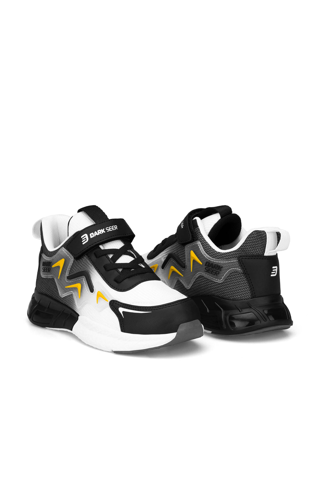 Beyaz Siyah Sarı Çocuk Sneaker
