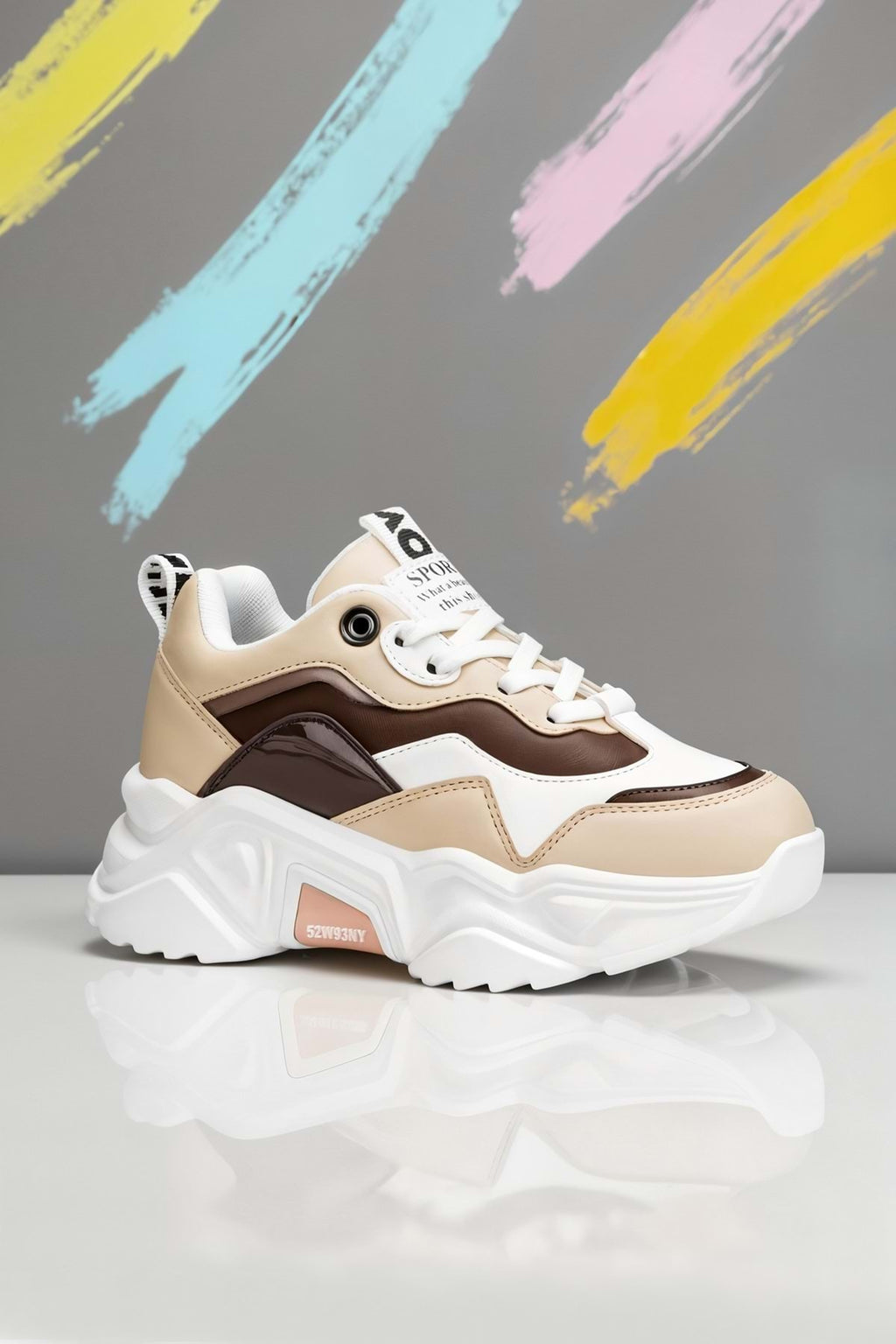 Kids DS 2110 Beyaz Taba Çocuk Sneaker