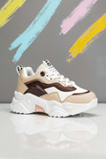 Kids DS 2110 Beyaz Taba Çocuk Sneaker