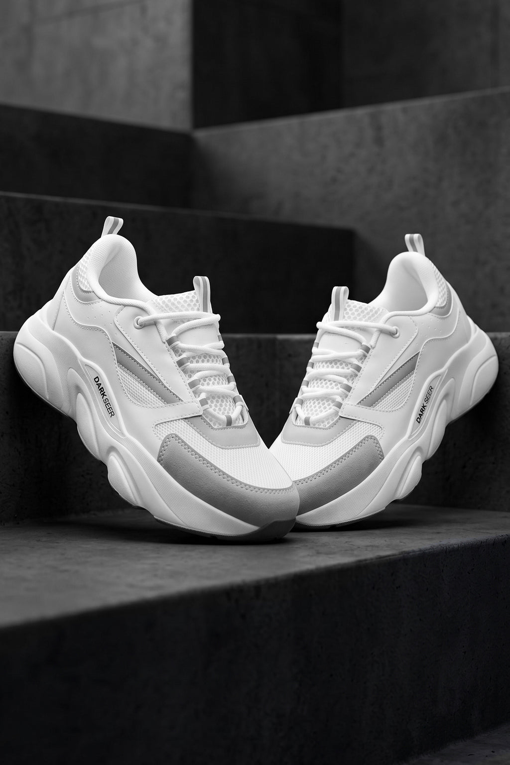 Unisex Sneaker Spor Ayakkabı 2026 - DS.MJ1838 - Beyaz