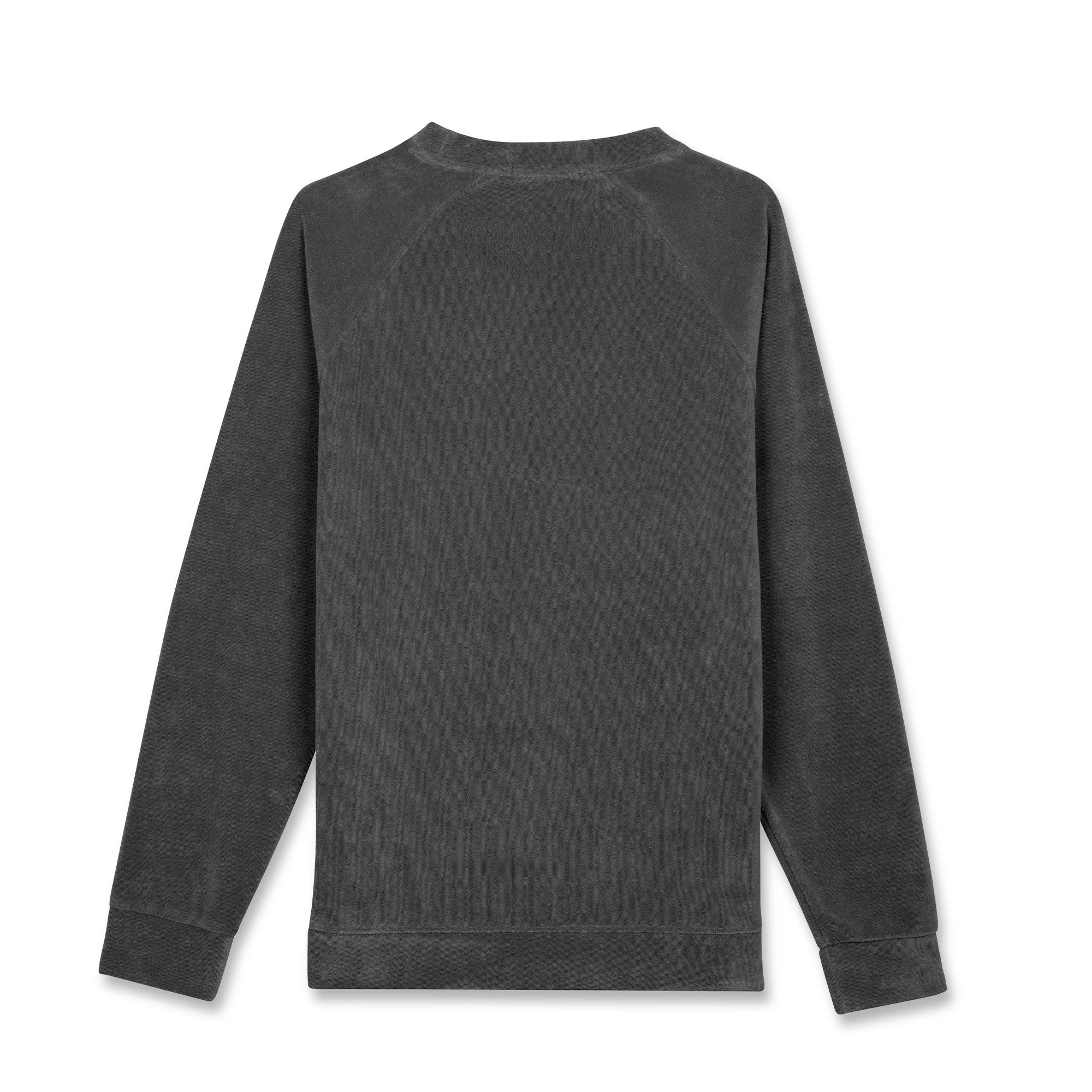 Erkek Antrasit Havlu Kumaş Regular Fit Sweatshirt - 4