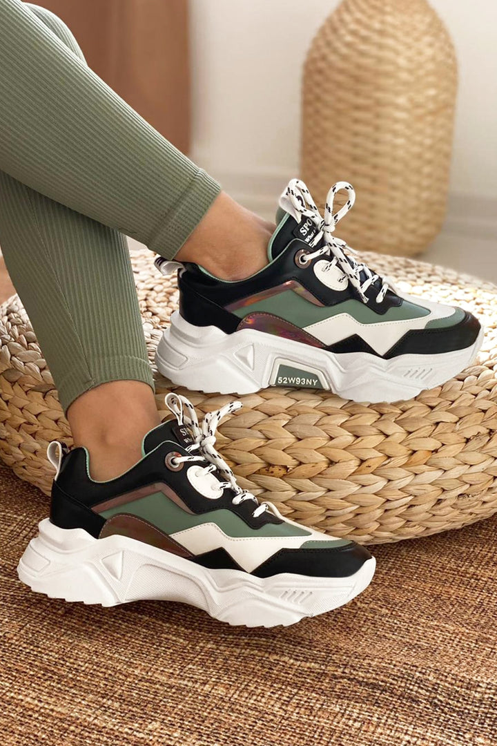 Kadın Sneaker Spor Ayakkabı 2026 - DS.PMD239K2110 - Beyaz Siyah