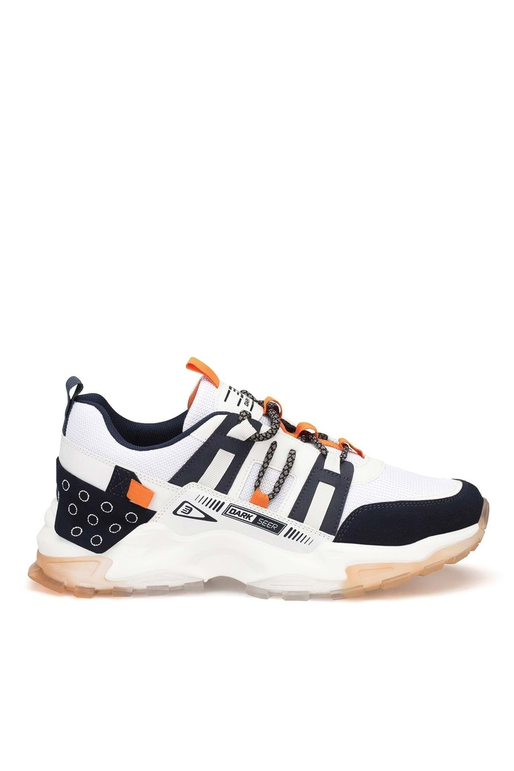 DS Albers Beyaz Turuncu Erkek Sneaker