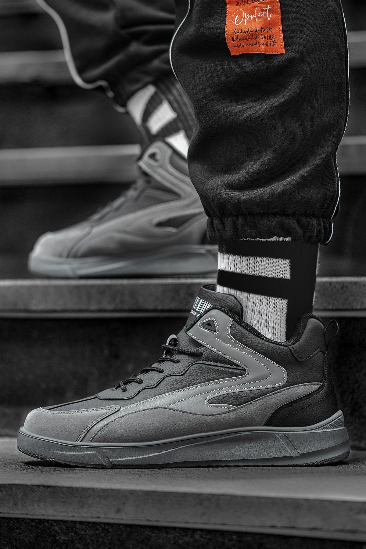 Siyah Füme Erkek Sneaker