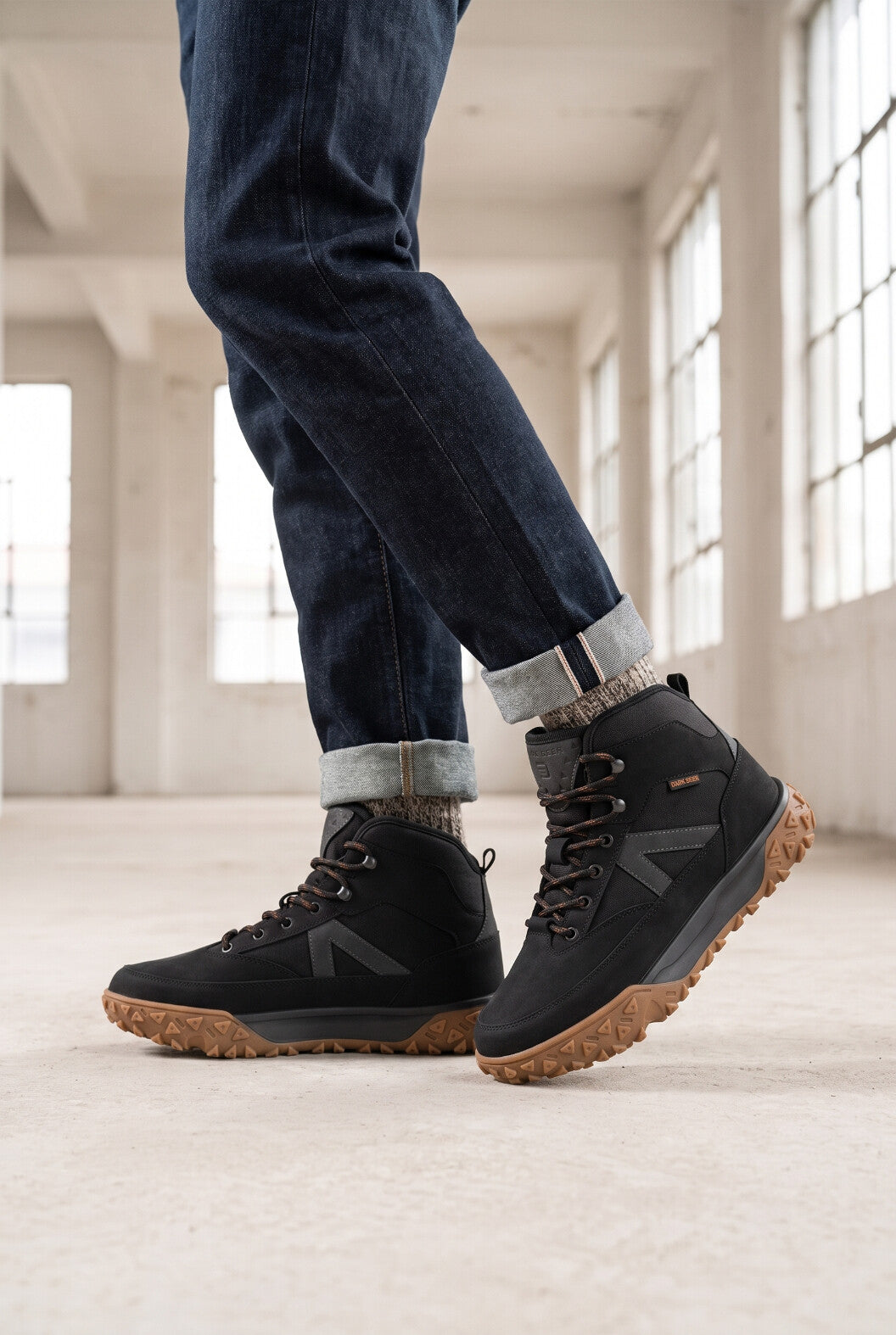 DS Macaluso Unisex Outdoor Trekking Bot - Siyah Taba
