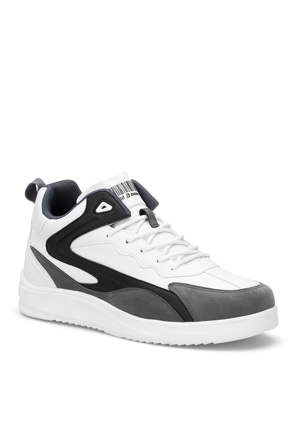 Erkek Sneaker Spor Ayakkabı 2026 - DS3.1204 - Beyaz Füme