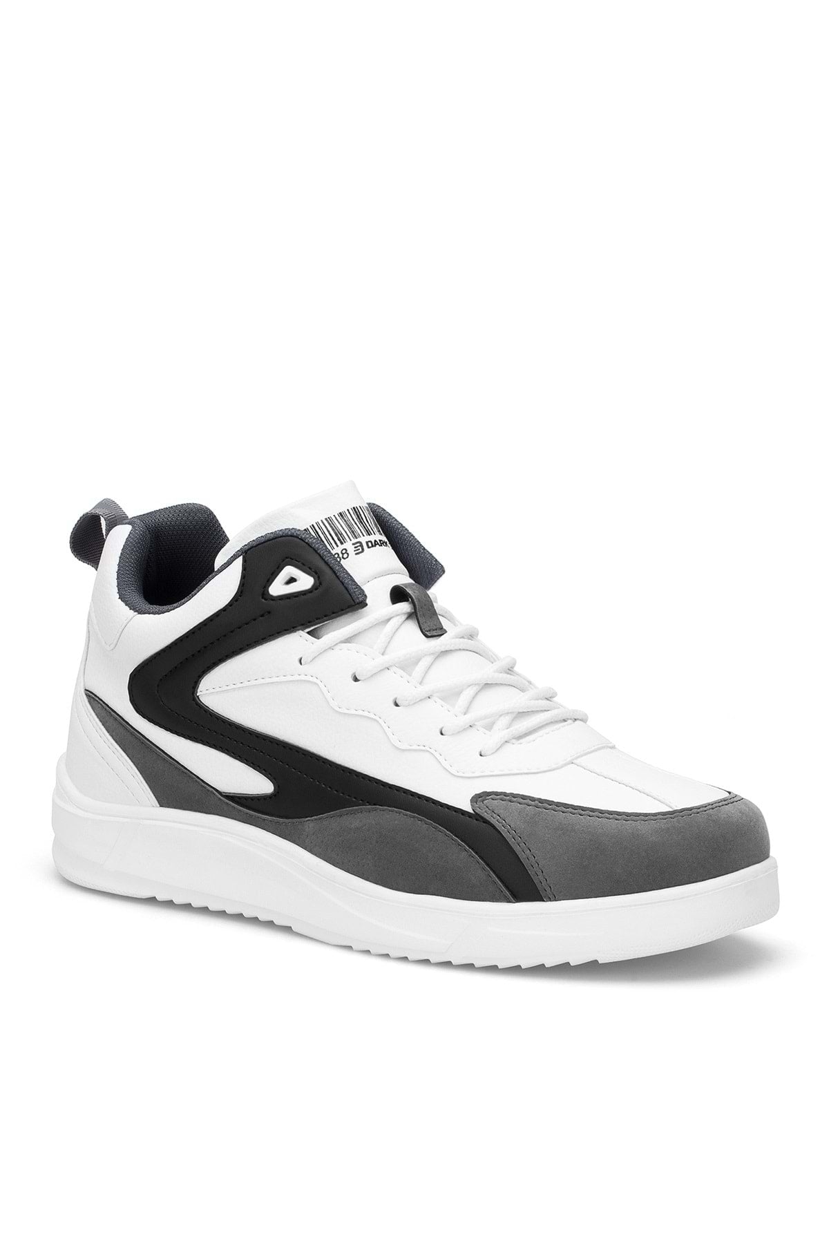 Erkek Sneaker Spor Ayakkabı 2026 - DS3.1204 - Beyaz Füme