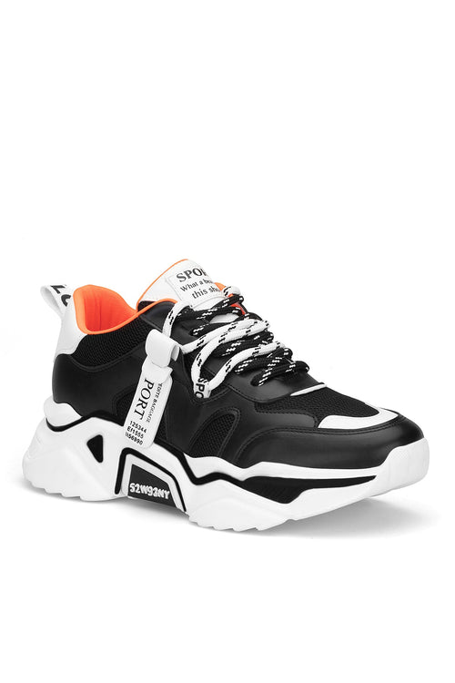 Beyaz Siyah Kadın Sneaker
