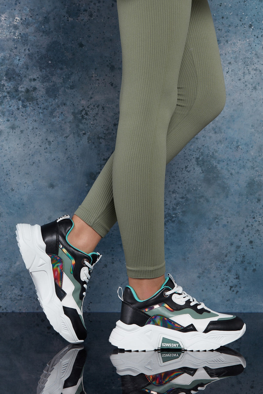 Kadın Sneaker Spor Ayakkabı 2026 - DS.PMD239K2110 - Beyaz Siyah