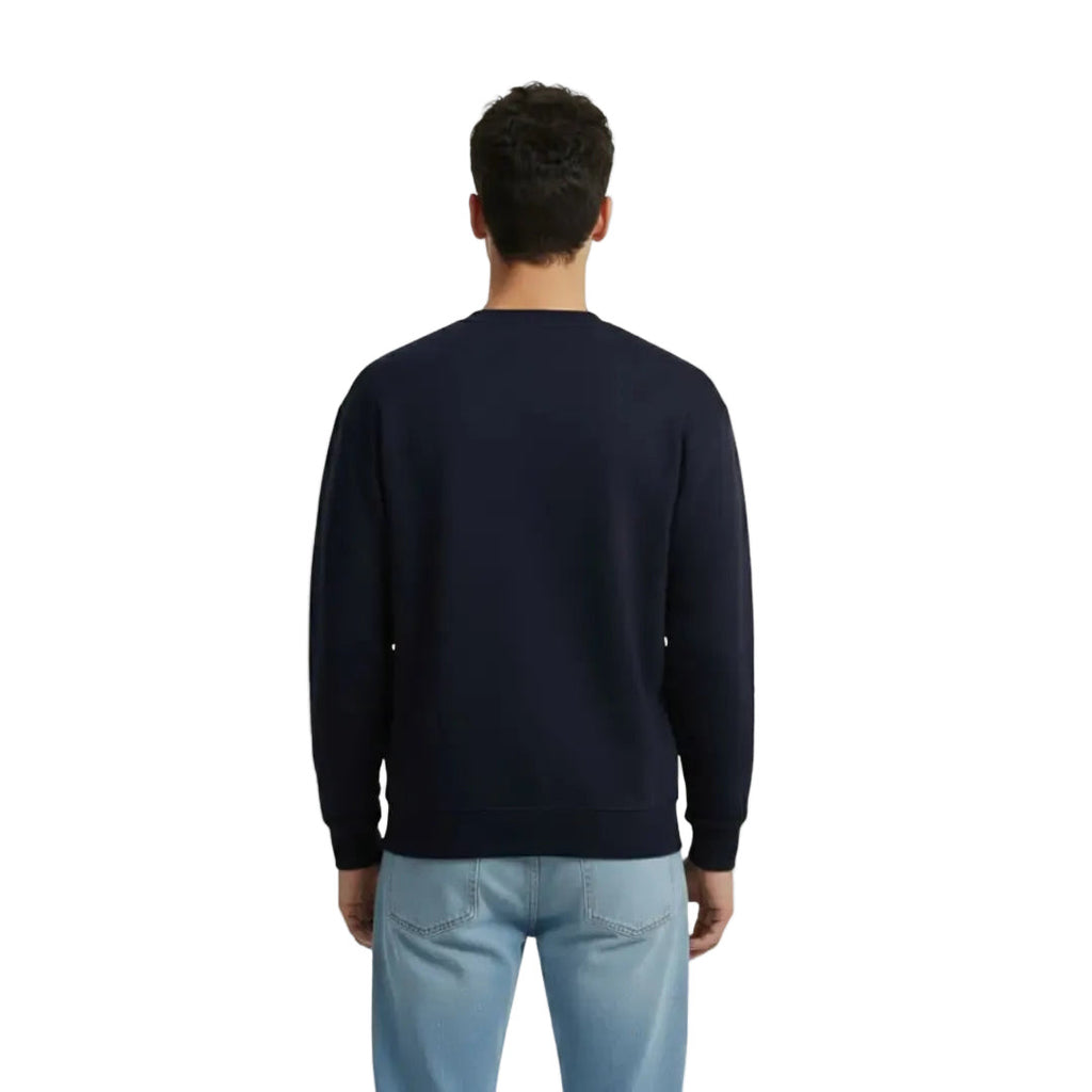 Erkek Siyah Butterfly Baskılı %100 Pamuk Regular Fit Sweatshirt - 4