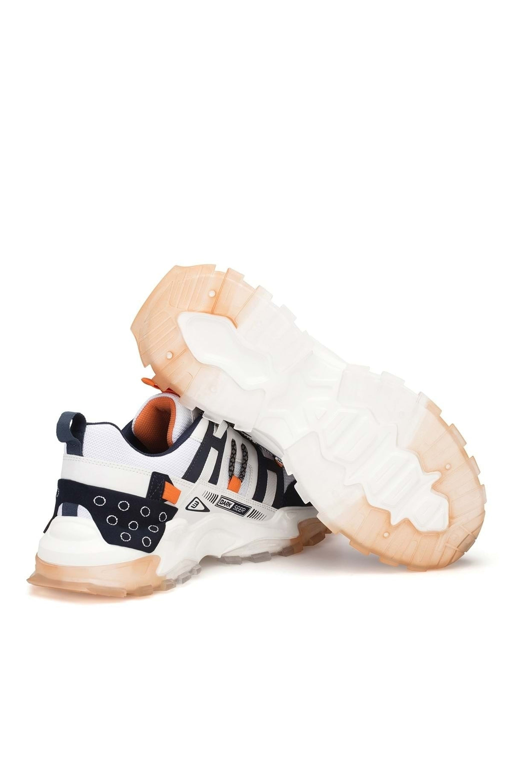 Erkek Sneaker Spor Ayakkabı 2026 - DS Albers - Beyaz Turuncu