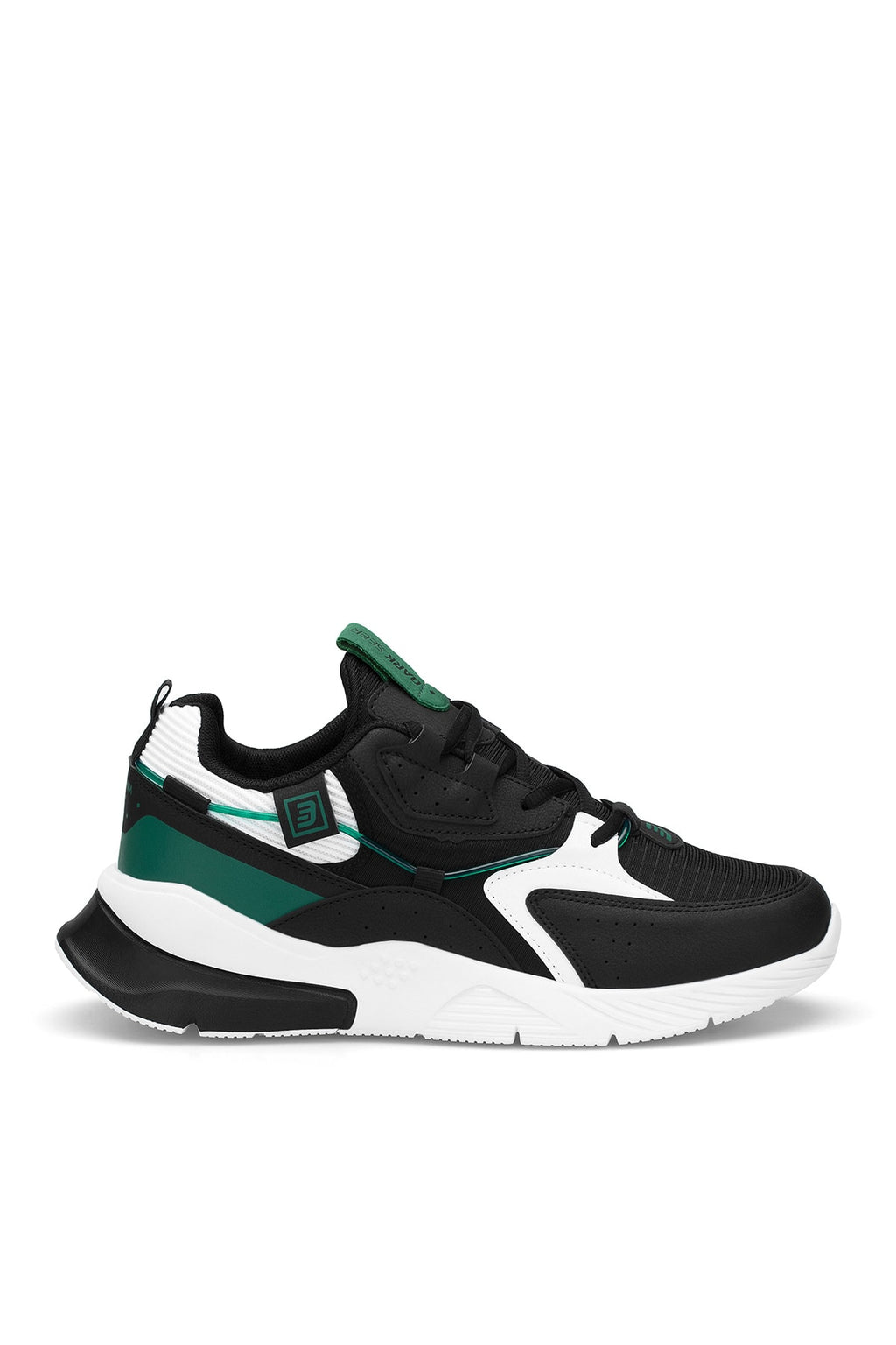 Siyah Beyaz Yeşil Unisex Sneaker