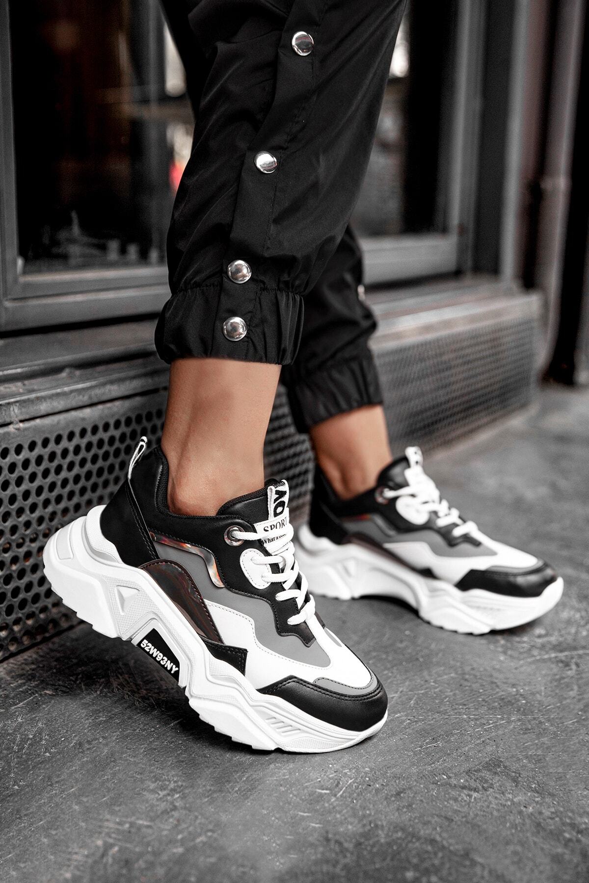 Siyah Füme Kadın Sneaker