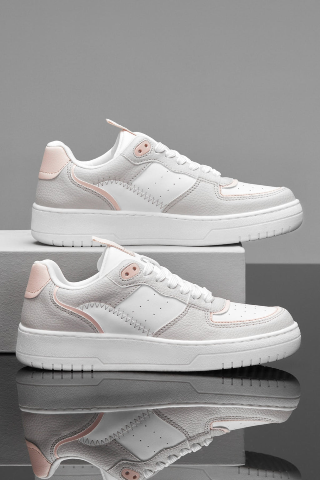 Ds Alley Beyaz Pudra Kadın Sneaker