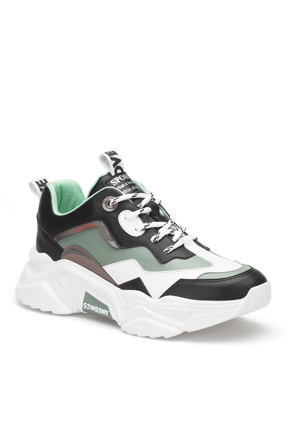 Kadın Siyah Beyaz Sneaker