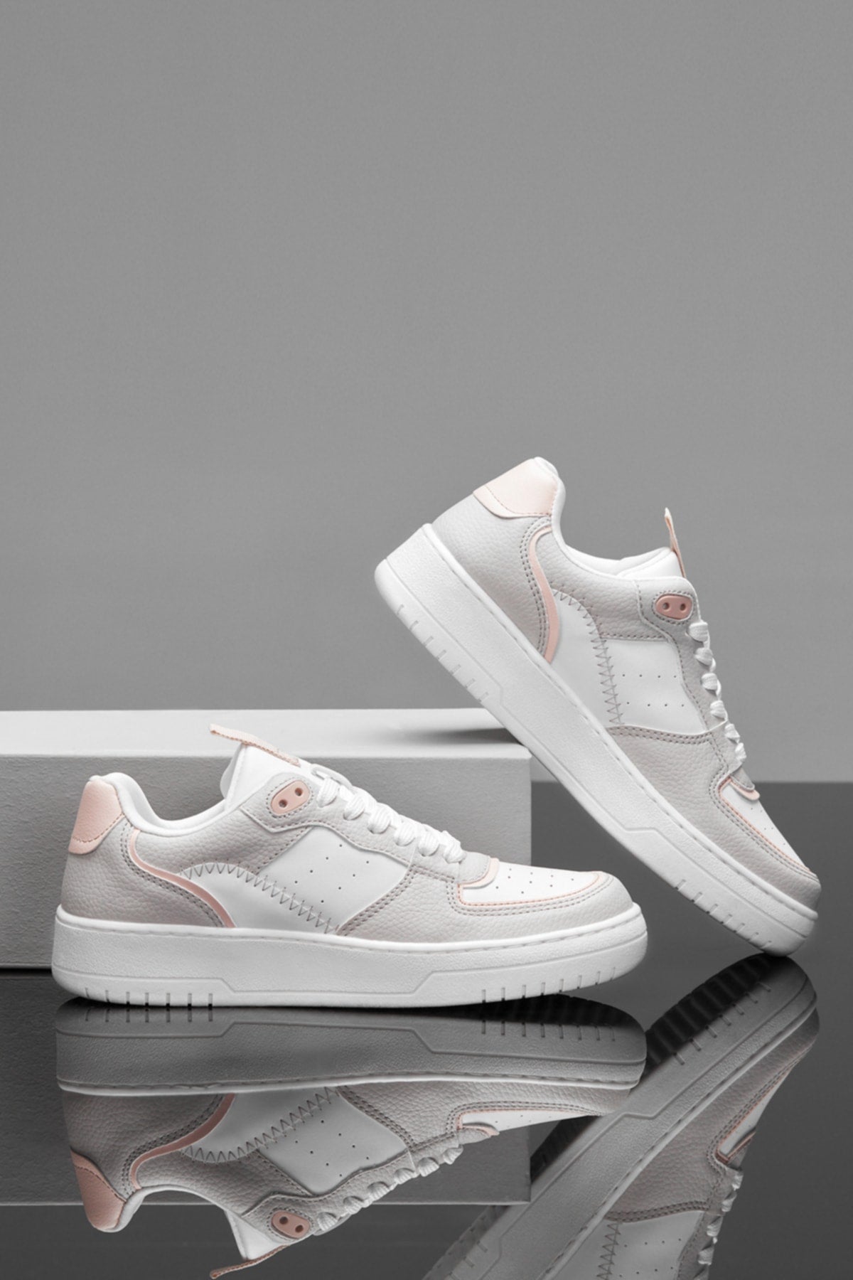 Ds Alley Beyaz Pudra Kadın Sneaker
