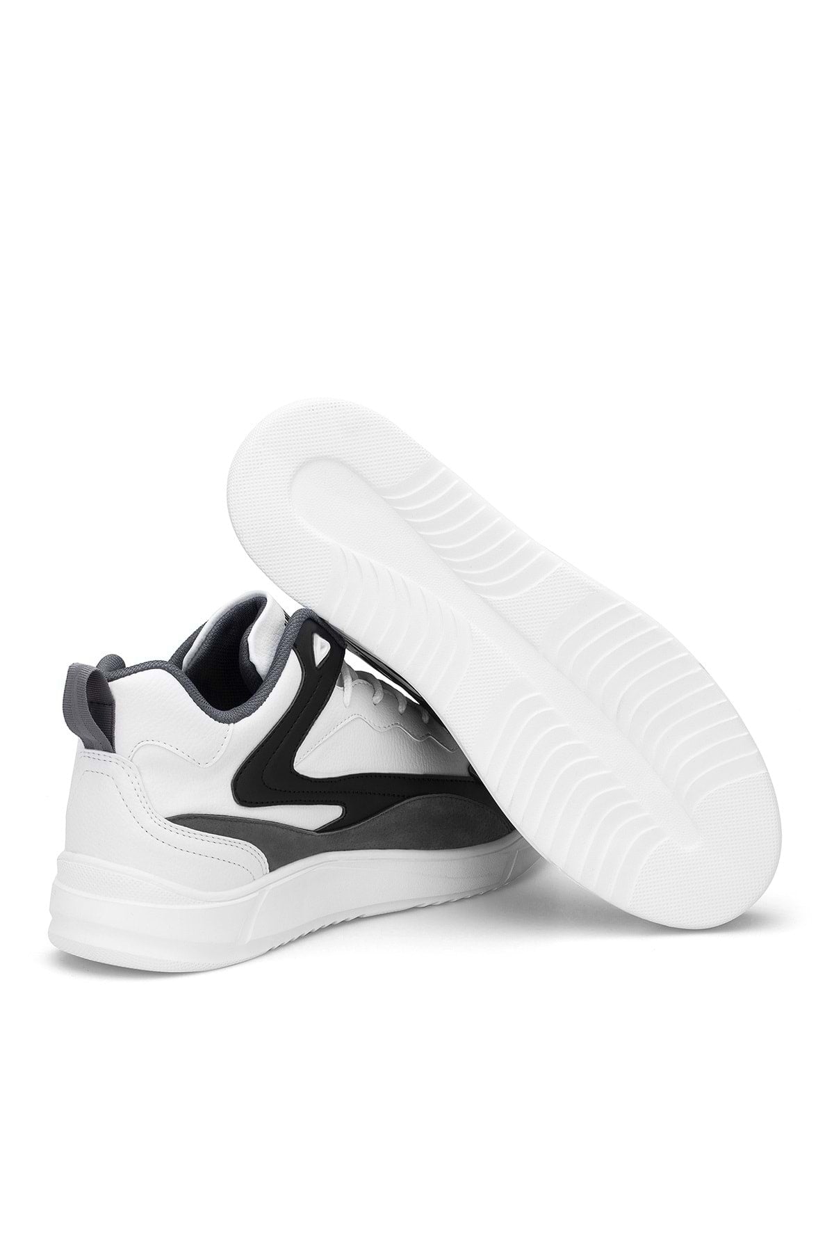 Beyaz Füme Erkek Sneaker