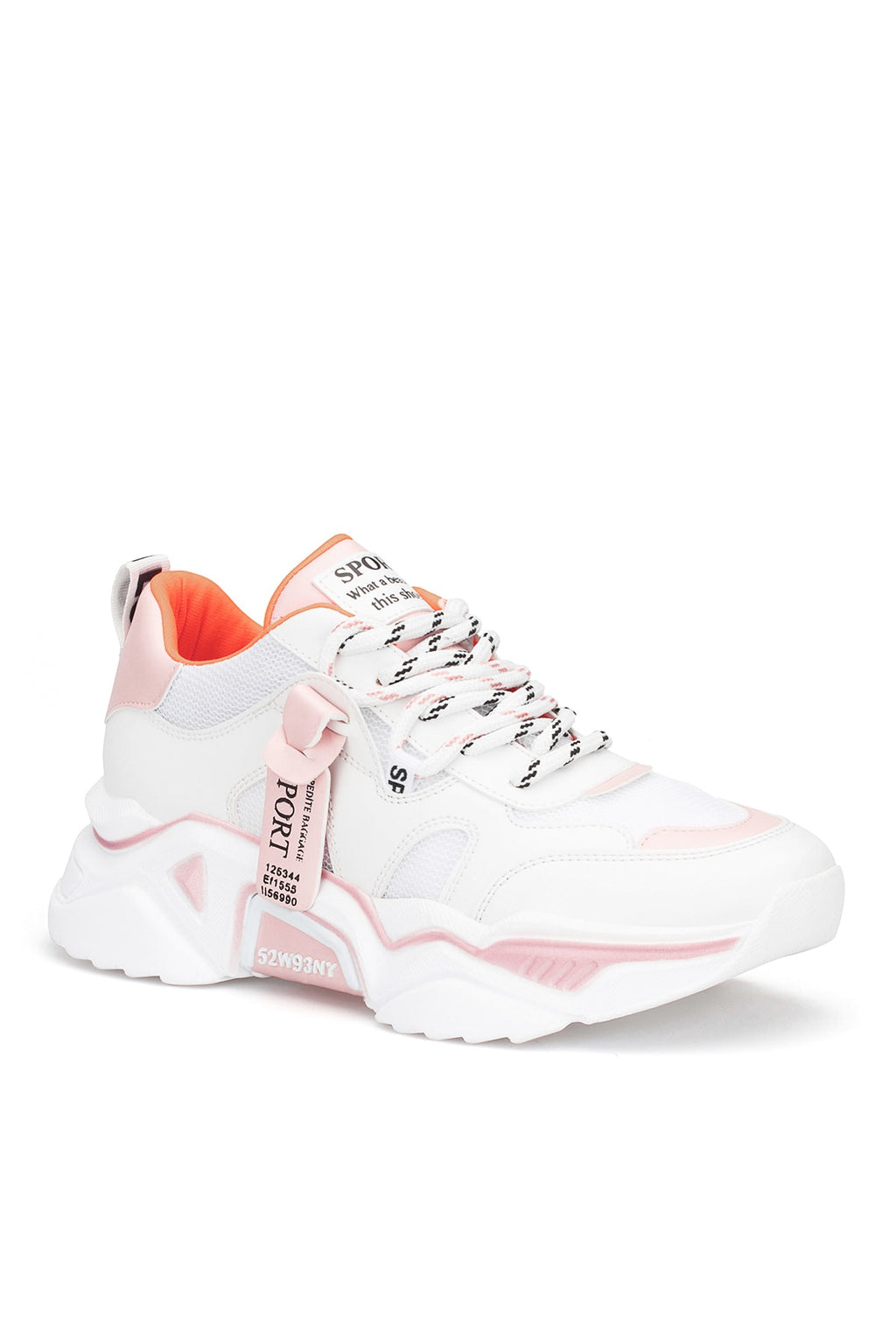Kadın Sneaker Spor Ayakkabı 2026 - DS.PMD239K2051 - Beyaz Pudra