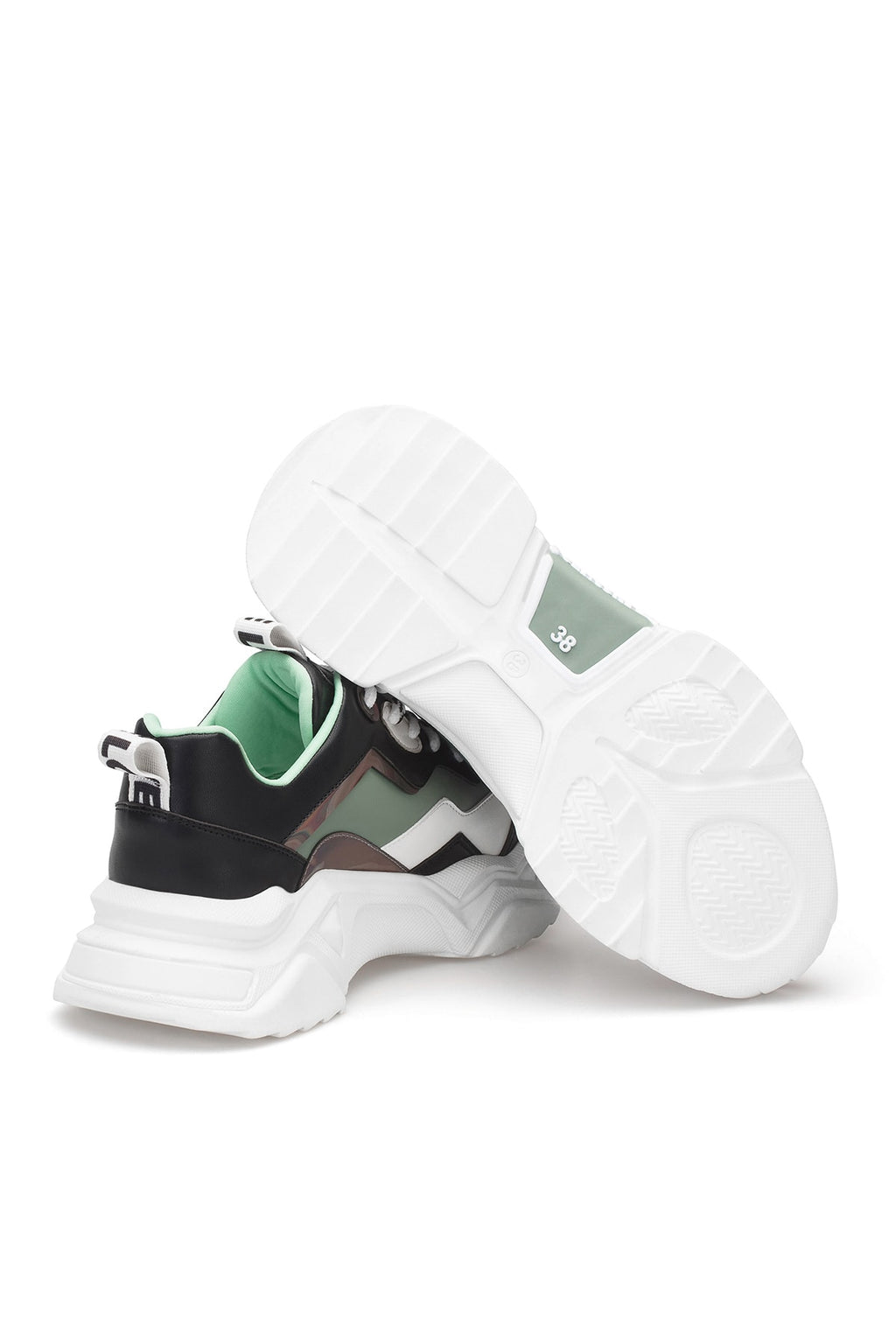 Kadın Sneaker Spor Ayakkabı 2026 - DS.PMD239K2110 - Beyaz Siyah