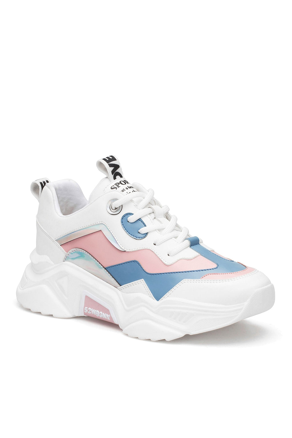 Kadın Mavi Beyaz Sneaker