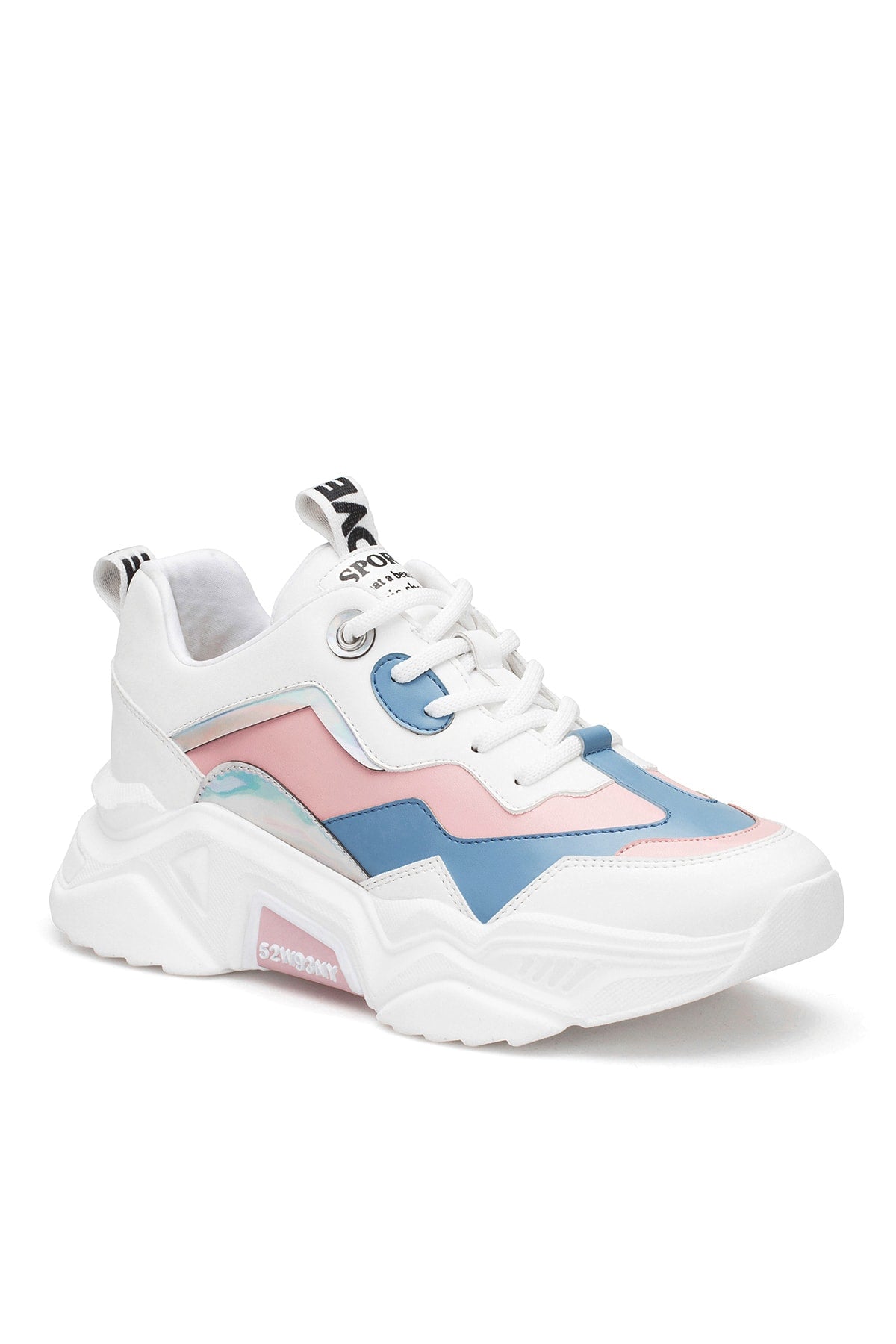 Kadın Mavi Beyaz Sneaker