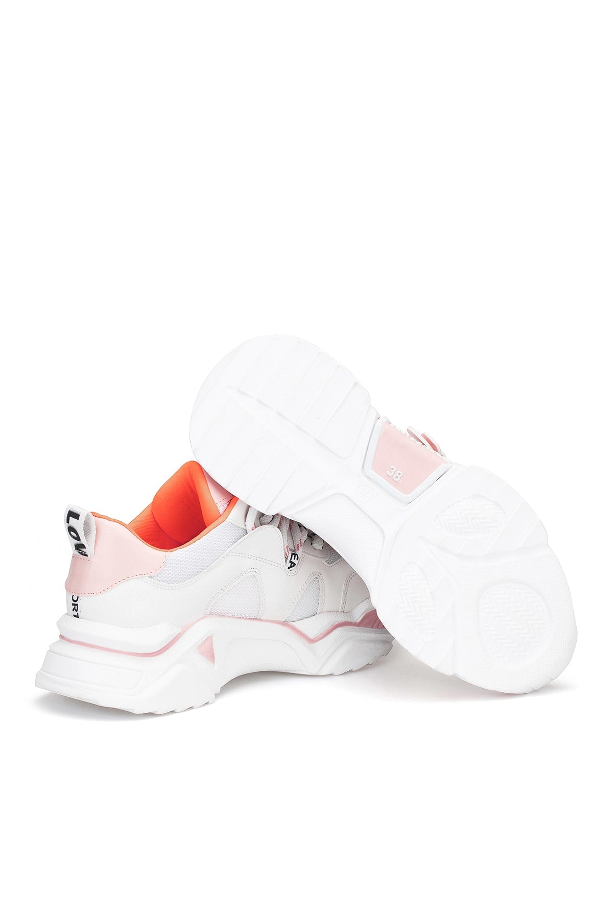 Kadın Sneaker Spor Ayakkabı 2026 - DS.PMD239K2051 - Beyaz Pudra