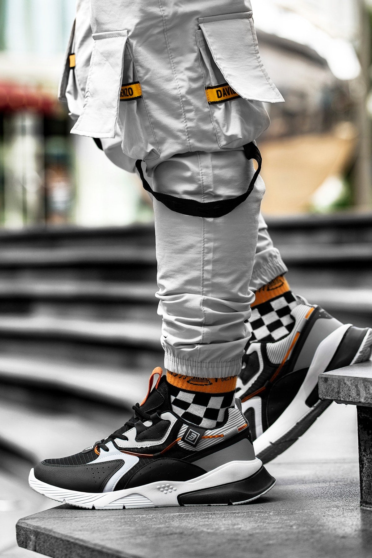 Siyah Beyaz Buz Unisex Sneaker