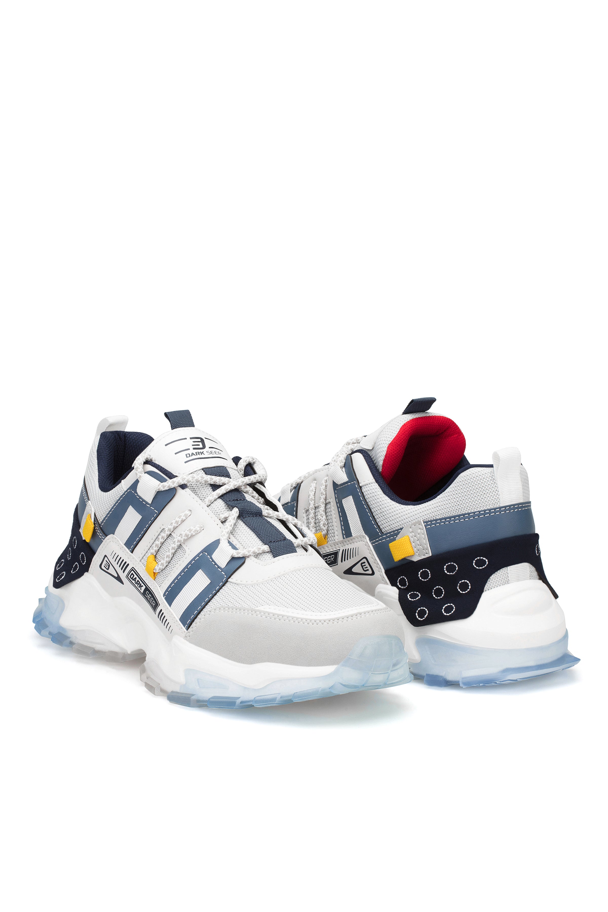 Erkek Beyaz Mavi Sneaker Spor Ayakkabı 2026 - DS Albers