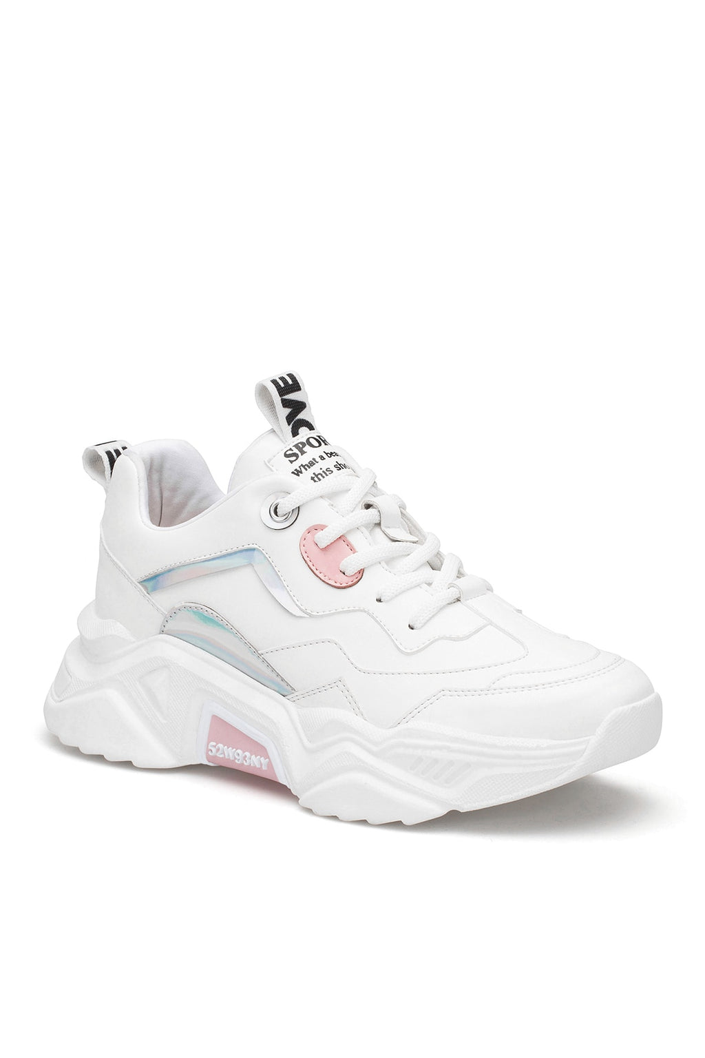 Kadın Sneaker Spor Ayakkabı 2026 - DS.PMD239K2110 - Beyaz Pudra
