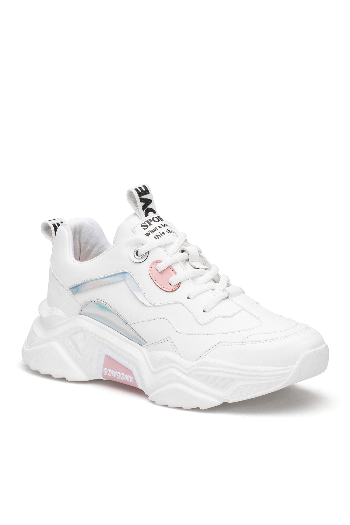 Kadın Sneaker Spor Ayakkabı 2026 - DS.PMD239K2110 - Beyaz Pudra