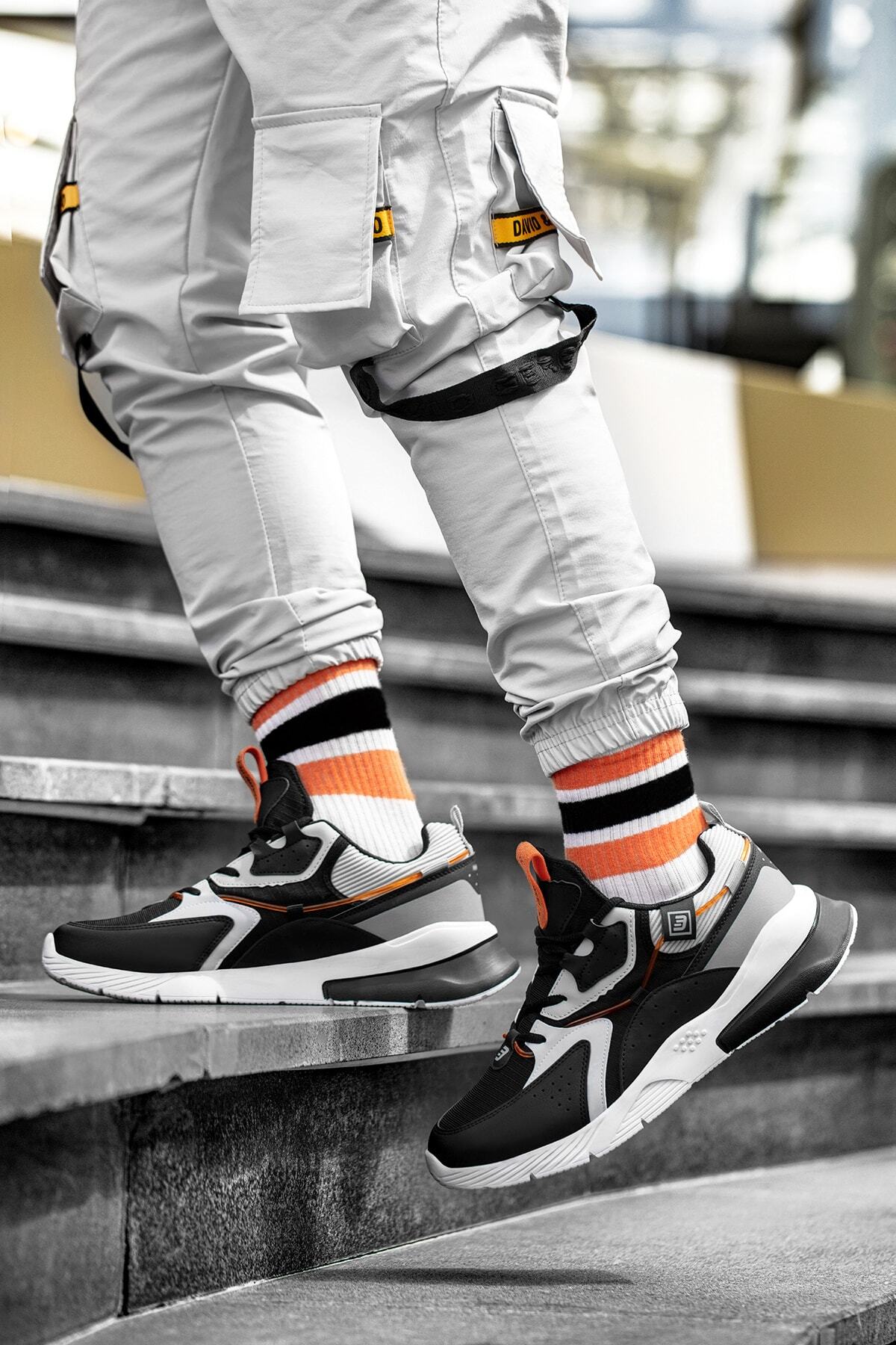 Siyah Beyaz Buz Unisex Sneaker