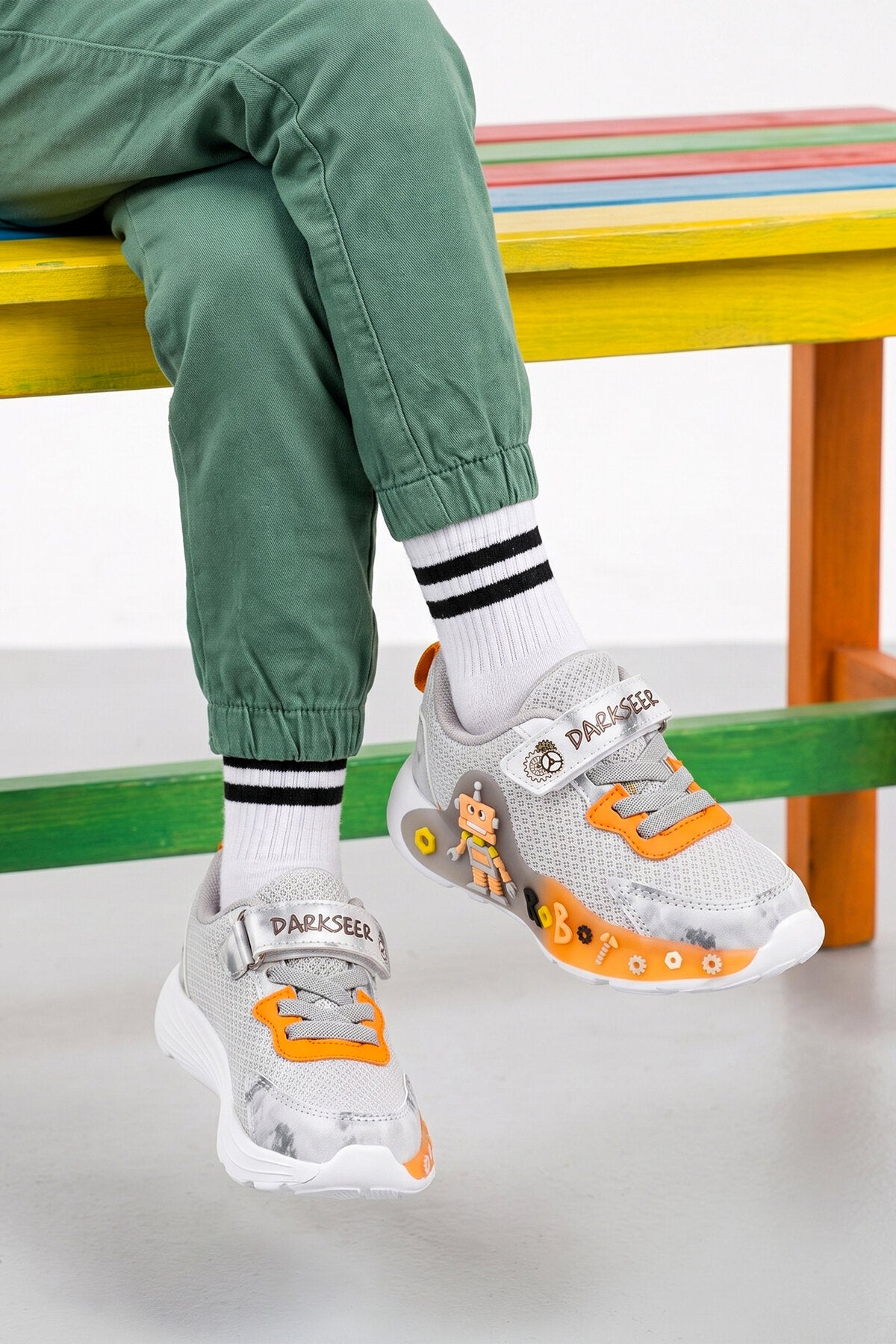 Kids DS RP38 çocuk sneaker - Füme Turuncu