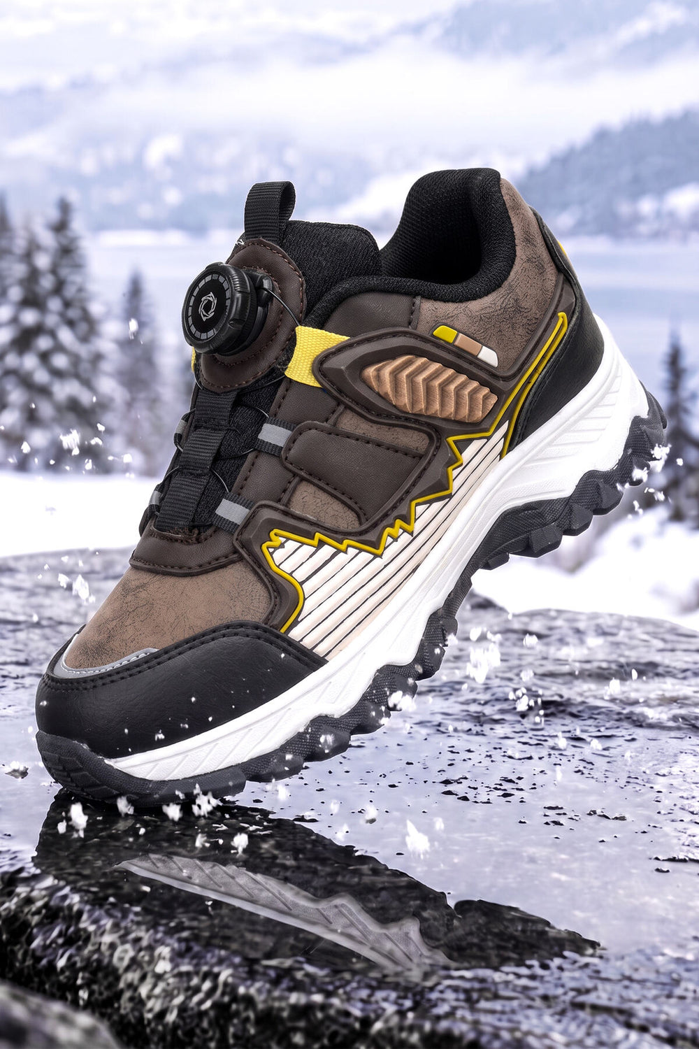 DS Himalaya Bej Çocuk Outdoor Trekking Bot — Kahverengi