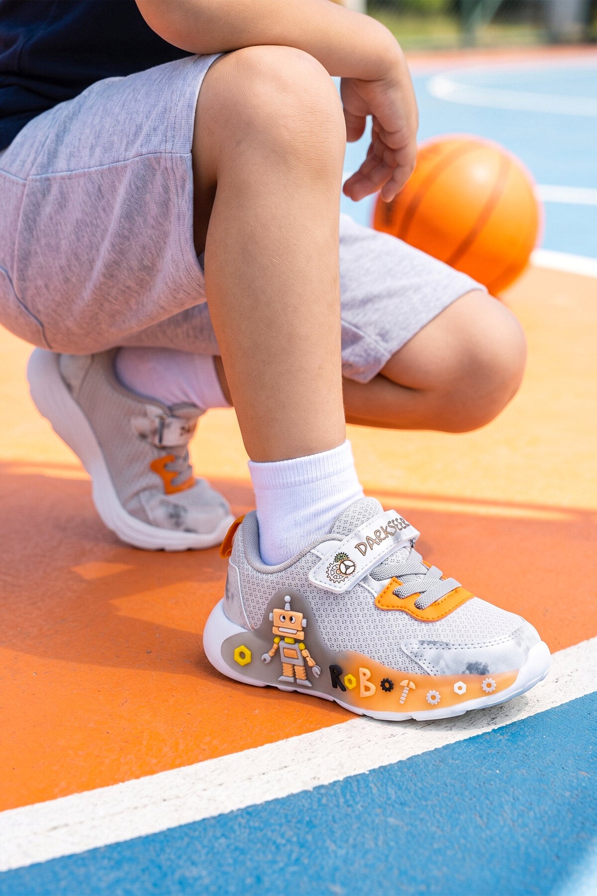 Kids DS RP38 çocuk sneaker - Füme Turuncu