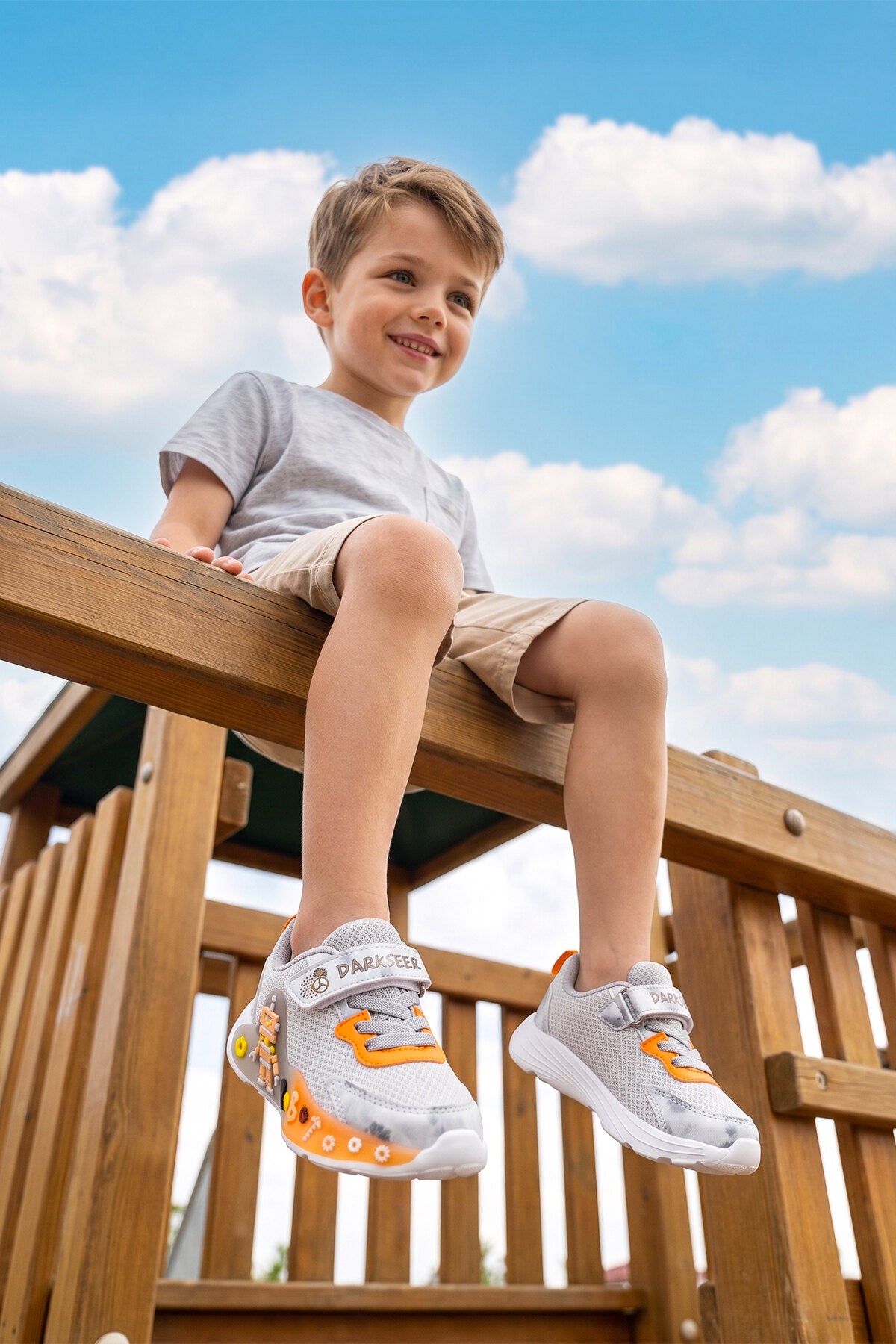 Kids DS RP38 çocuk sneaker - Füme Turuncu