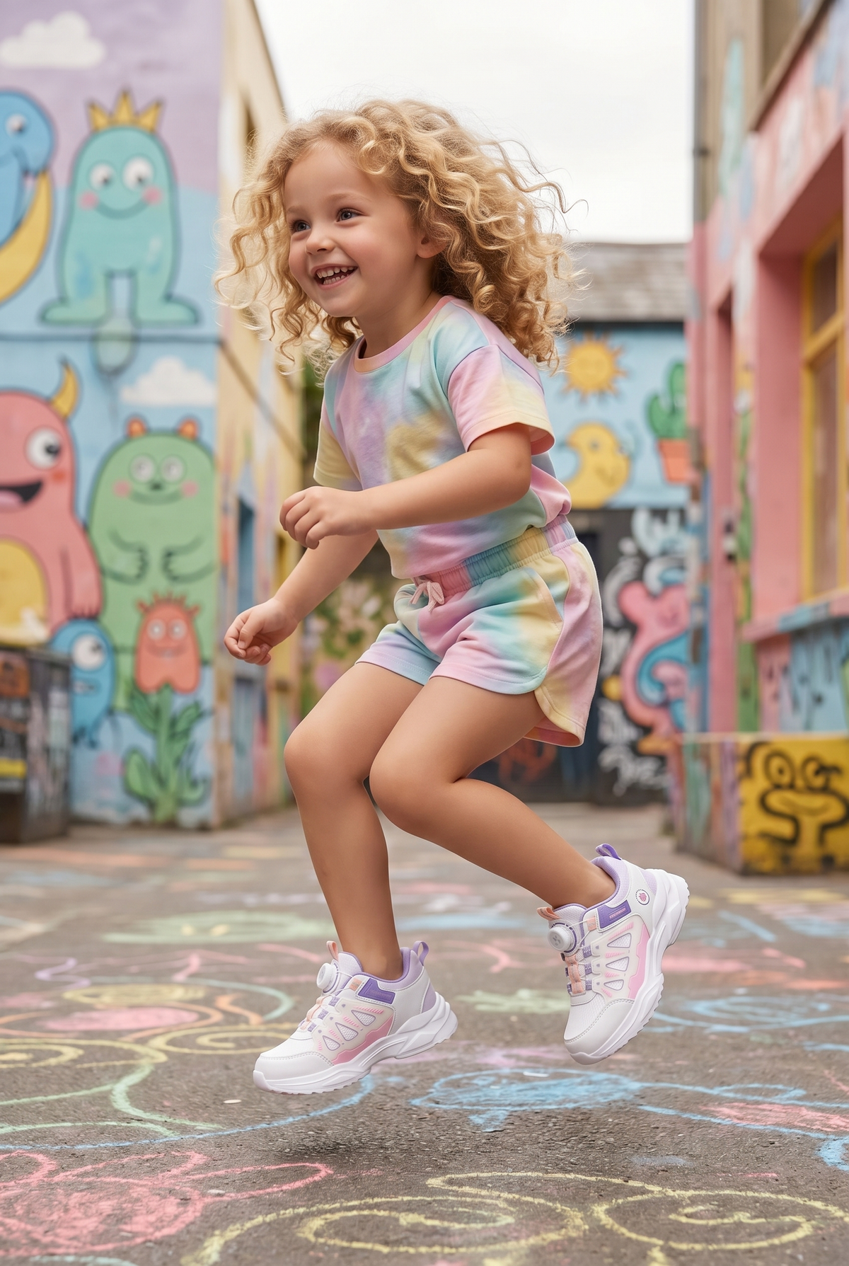 Çocuk Beyaz Mor Sneaker Spor Ayakkabı 2026 - Kids DS Rubick
